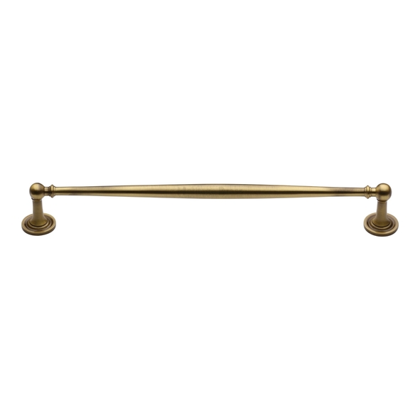 C2533 254-AT • 254 x 271 x 38mm • Antique Brass • Heritage Brass Elegant Cabinet Pull Handle